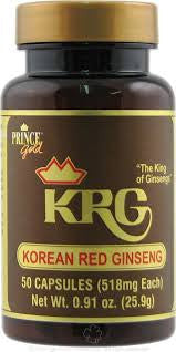 Prince Of Peace Krg Korean Red Ginseng Capsules - 50 Ea